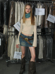 PROD Bldg 2023 winter 2 Pleated Low Collar Cropped Long Sleeve