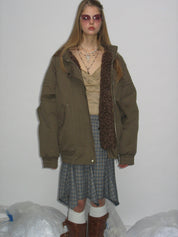 PROD Bldg 2023 winter 2 S / brown Butterfly Embroidery Jacket