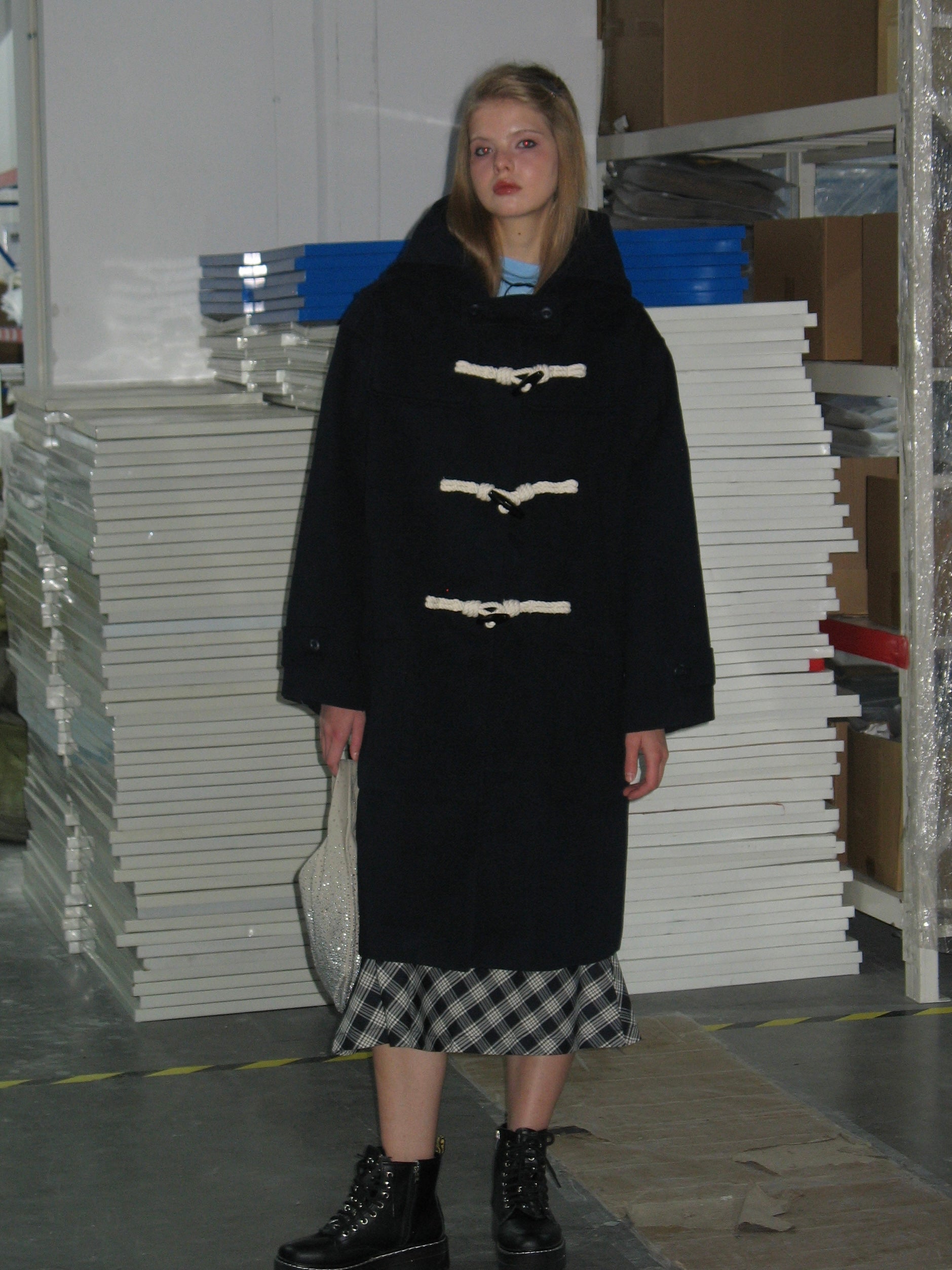  navy Navy Blue Duffle Coat