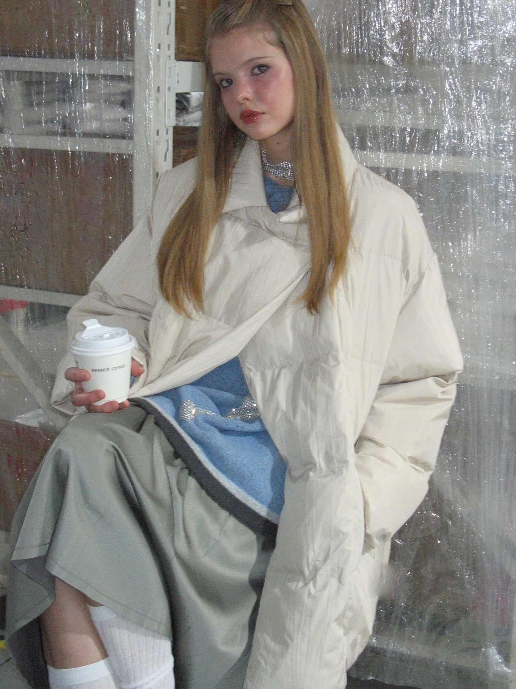PROD Bldg 2023 winter 2 S（us XS） / white / In-stock Puffer Winter Jacket