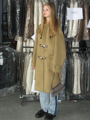 PROD Bldg 2023 winter 2 S / yellow Double-Breasted Coat