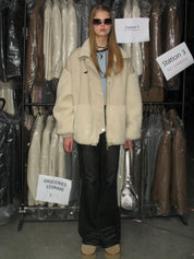 PROD Bldg 2023 winter 2 Splice Faux Lambswool Coat