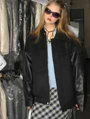 PROD Bldg 2023 winter 2 Spliced Faux leather Jacket