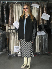 PROD Bldg 2023 winter 2 Spliced Faux leather Jacket