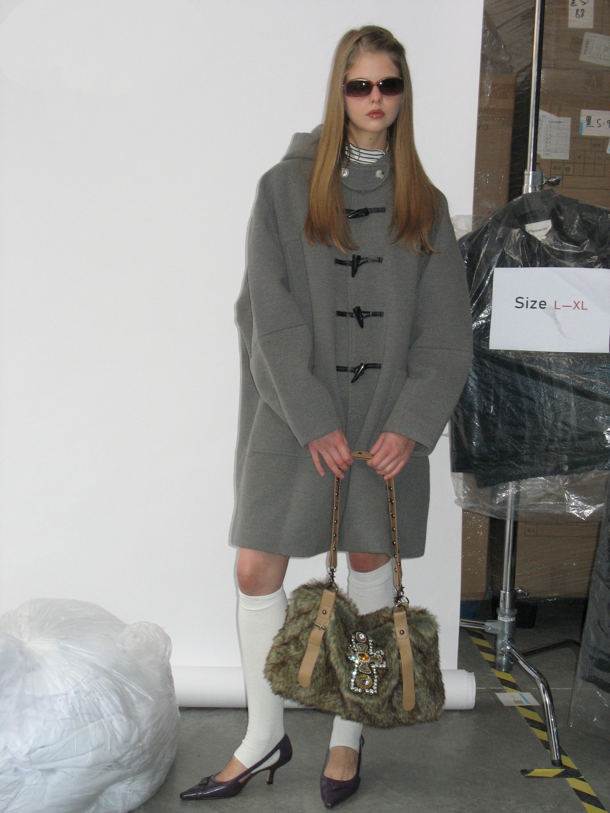 PROD Bldg 2023 winter 2 Women Casual Duffle Coat