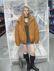 PROD Bldg 2023 winter 2 Yellow Puffer Down Jacket