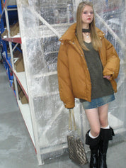 PROD Bldg 2023 winter 2 Yellow Puffer Down Jacket