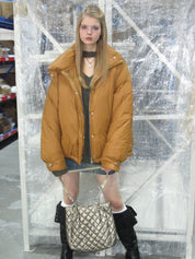 PROD Bldg 2023 winter 2 Yellow Puffer Down Jacket