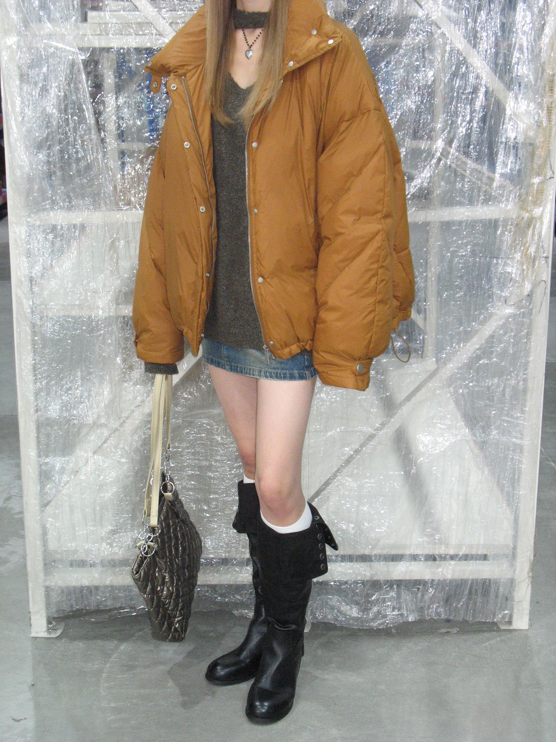 PROD Bldg 2023 winter 2 Yellow Puffer Down Jacket