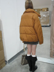 PROD Bldg 2023 winter 2 Yellow Puffer Down Jacket