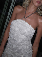 PROD Bldg 2026Fall Alba Rosette Chain Slit Dress