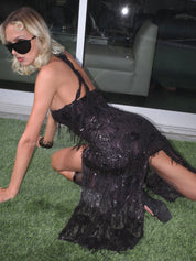 PROD Bldg 2026Fall Eclipse Sequin Fringe Dress