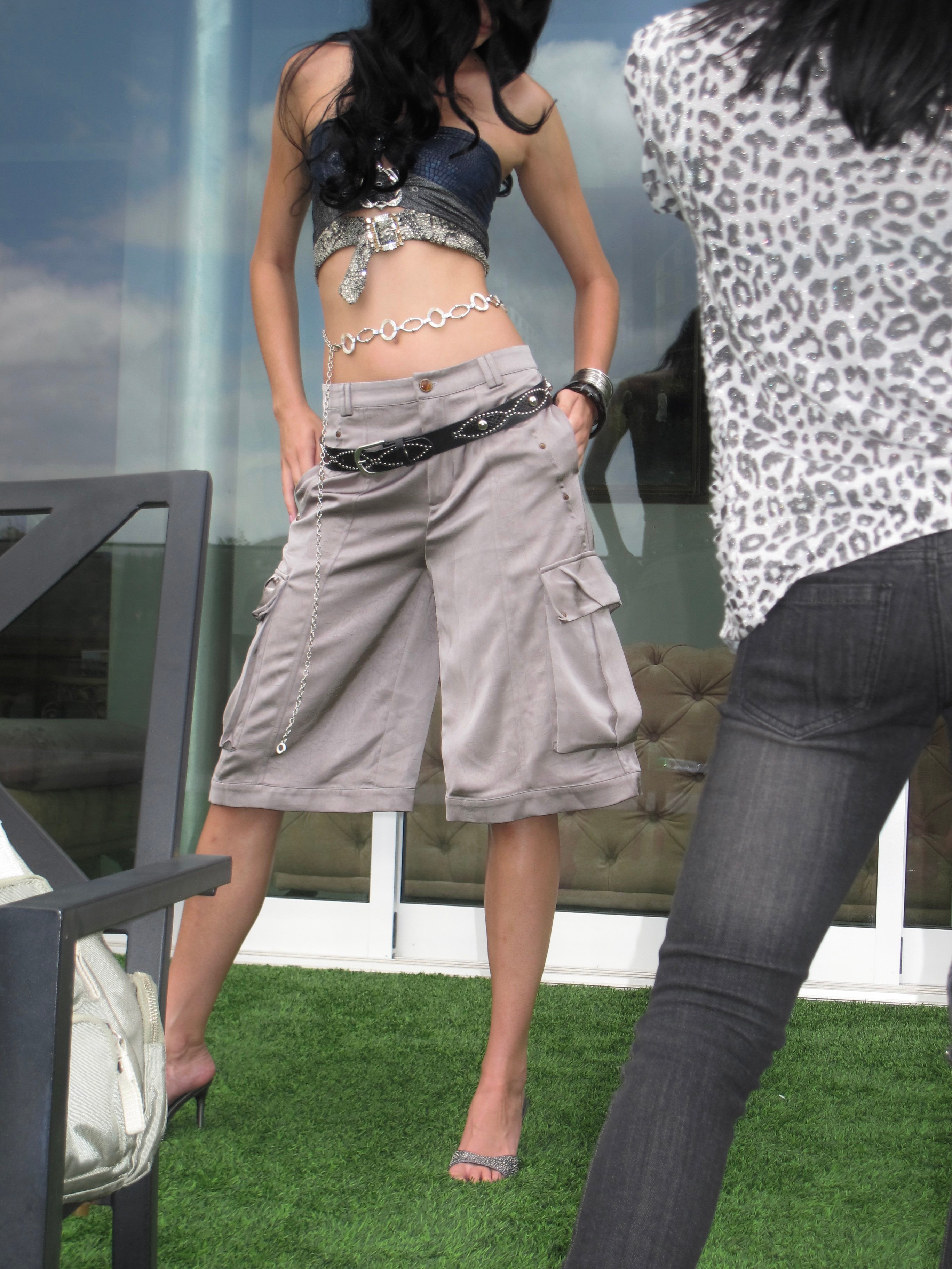 PROD Bldg 2026Fall Porto Satin Bermuda Shorts
