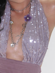 PROD Bldg 2026Fall Rogue Sequin Halter Top Purple