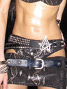 PROD Blue / One size / In-stock Studded Rhinestone Belt