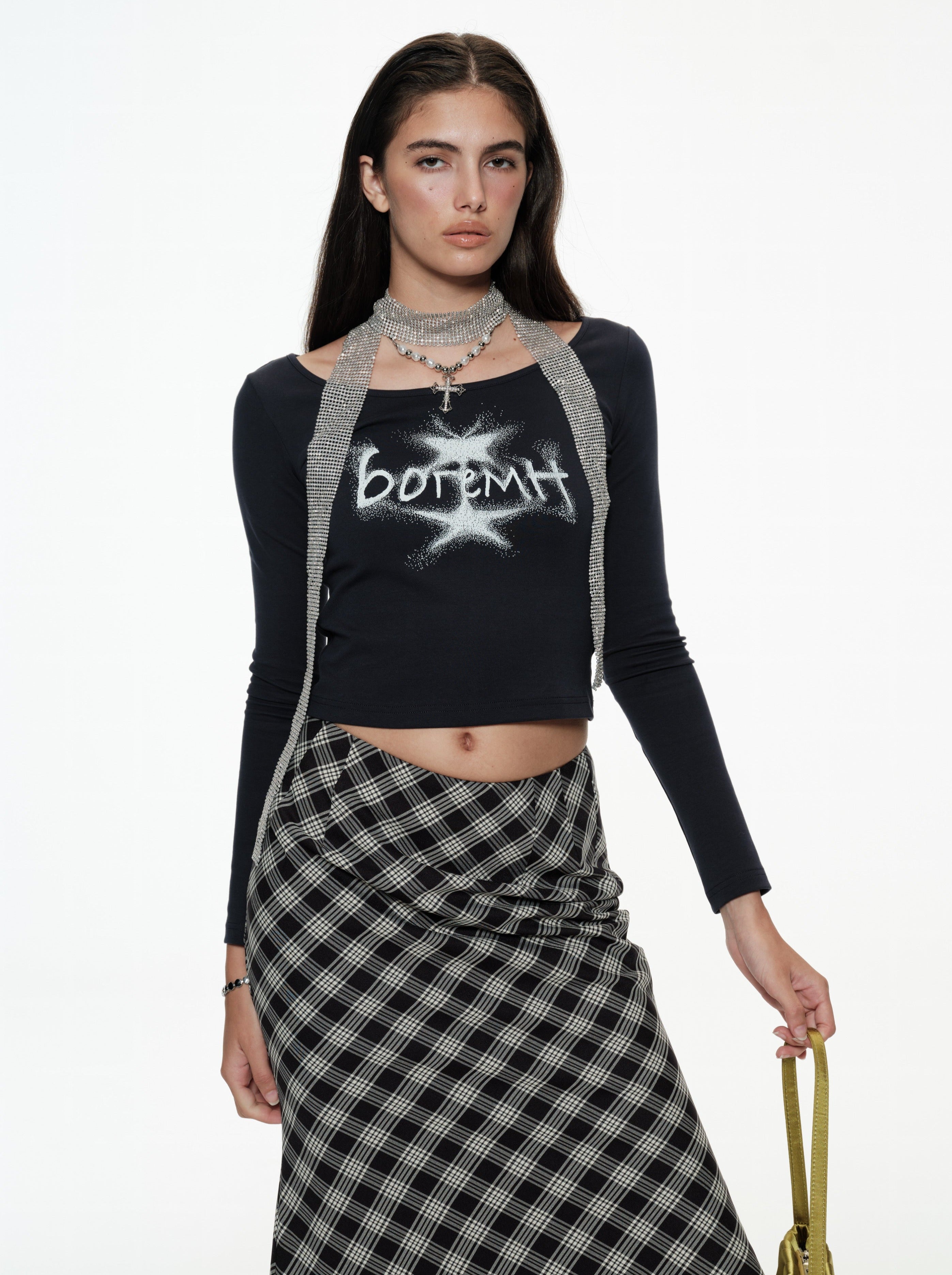 PROD Boremh Glitter Star Top