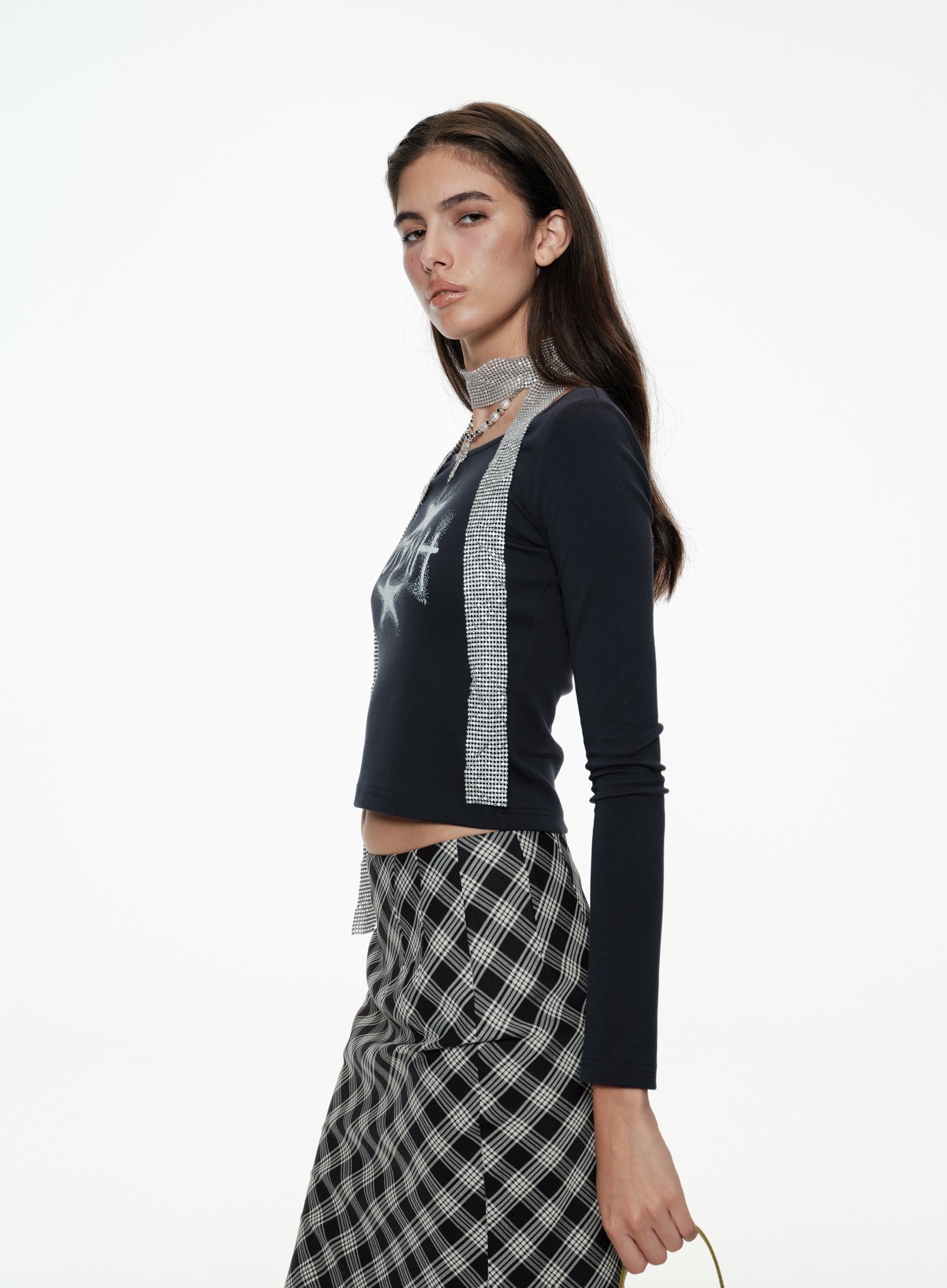 PROD Boremh Glitter Star Top