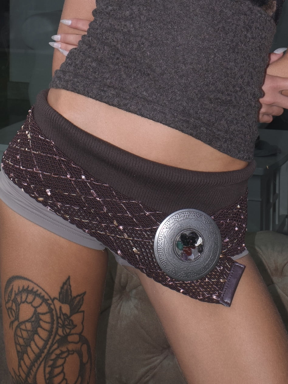  Pre-order 7-14days Mosaic Woven Belt