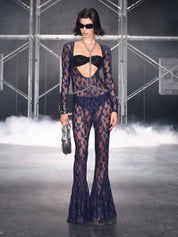 PROD Butterfly Mesh Flare Pants