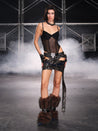 PROD Caged Teddy Boned Bodysuit Black