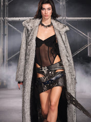 PROD Caged Teddy Boned Bodysuit Black