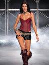 PROD Caged Teddy Boned Bodysuit Red