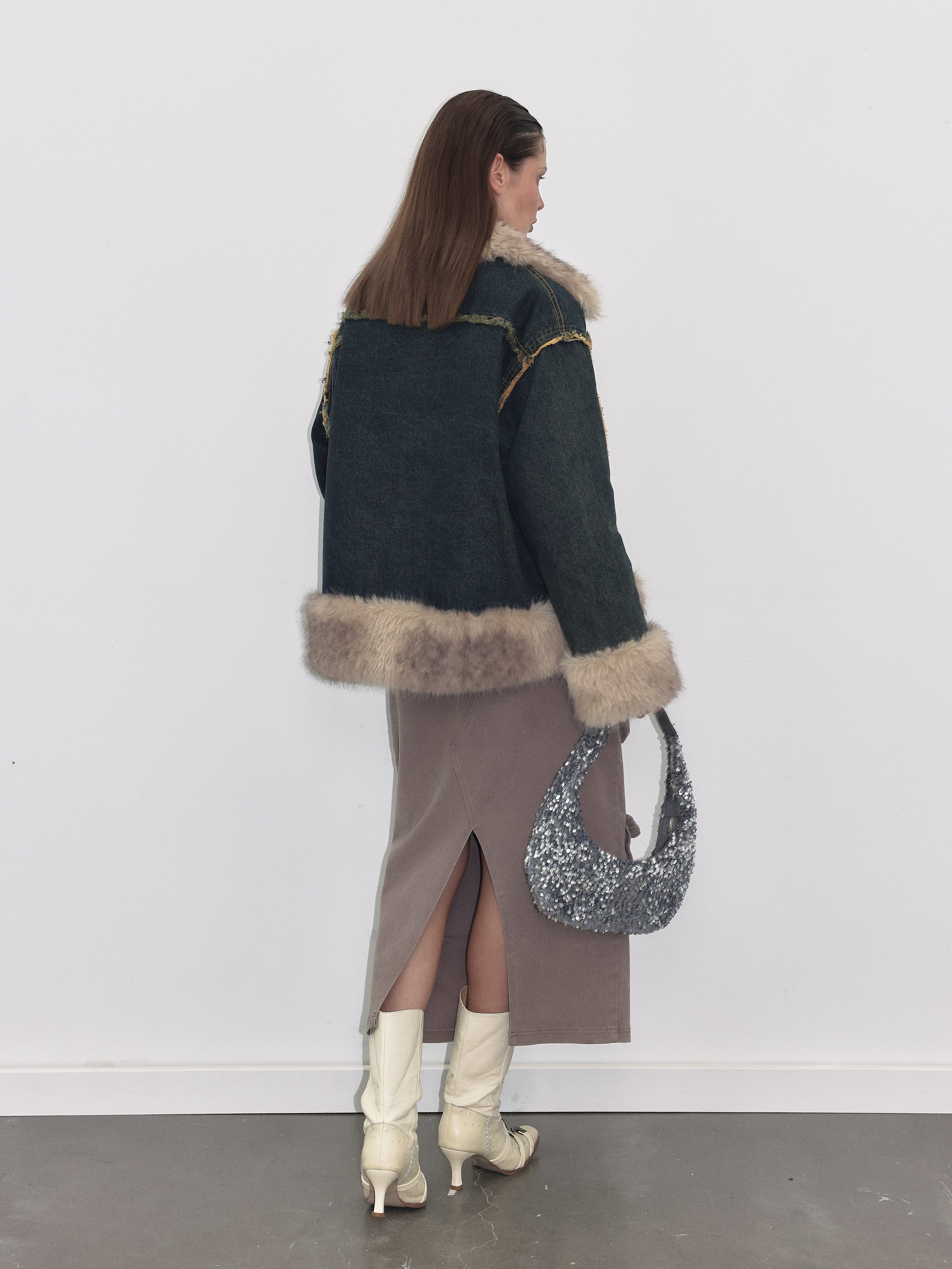 PROD  Cargo Denim Maxi Skirt