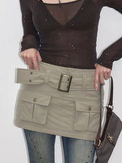 PROD  Cargo Down Mini Skirt