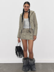 PROD  Cargo Down Mini Skirt