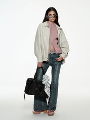 PROD Classic Faux Leather Jacket