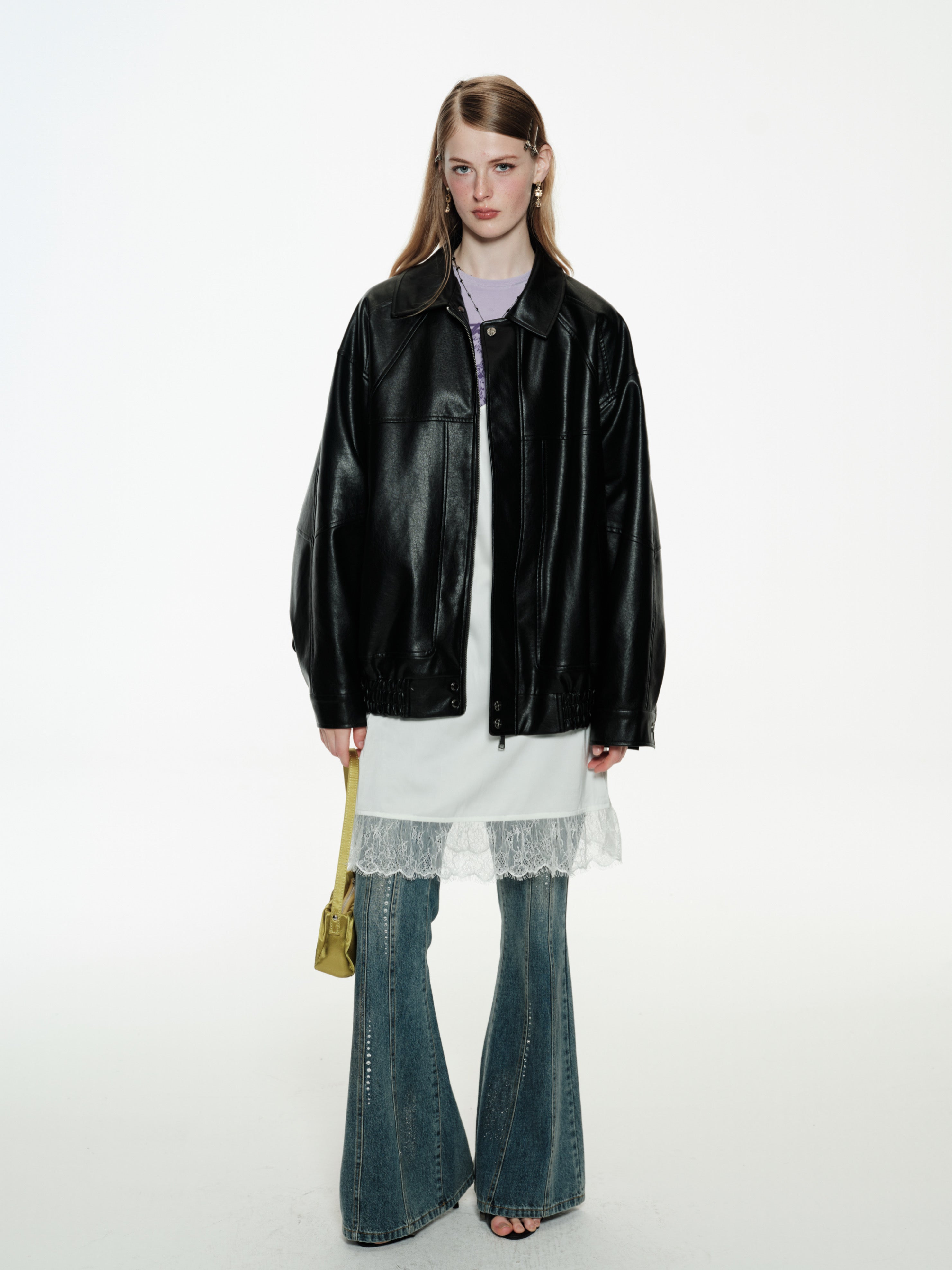 PROD Classic Faux Leather Jacket