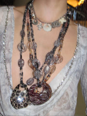 PROD Complete 4PC Set Nocturne Medallion Layered Necklace Set