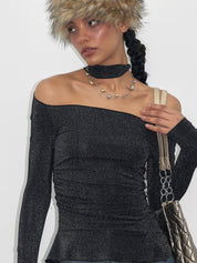 PROD  Cross-back Off-the-shoulder top