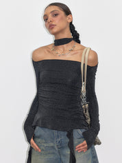 PROD  Cross-back Off-the-shoulder top