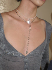 PROD Double-Layer Undine Teardrop Layered Necklace