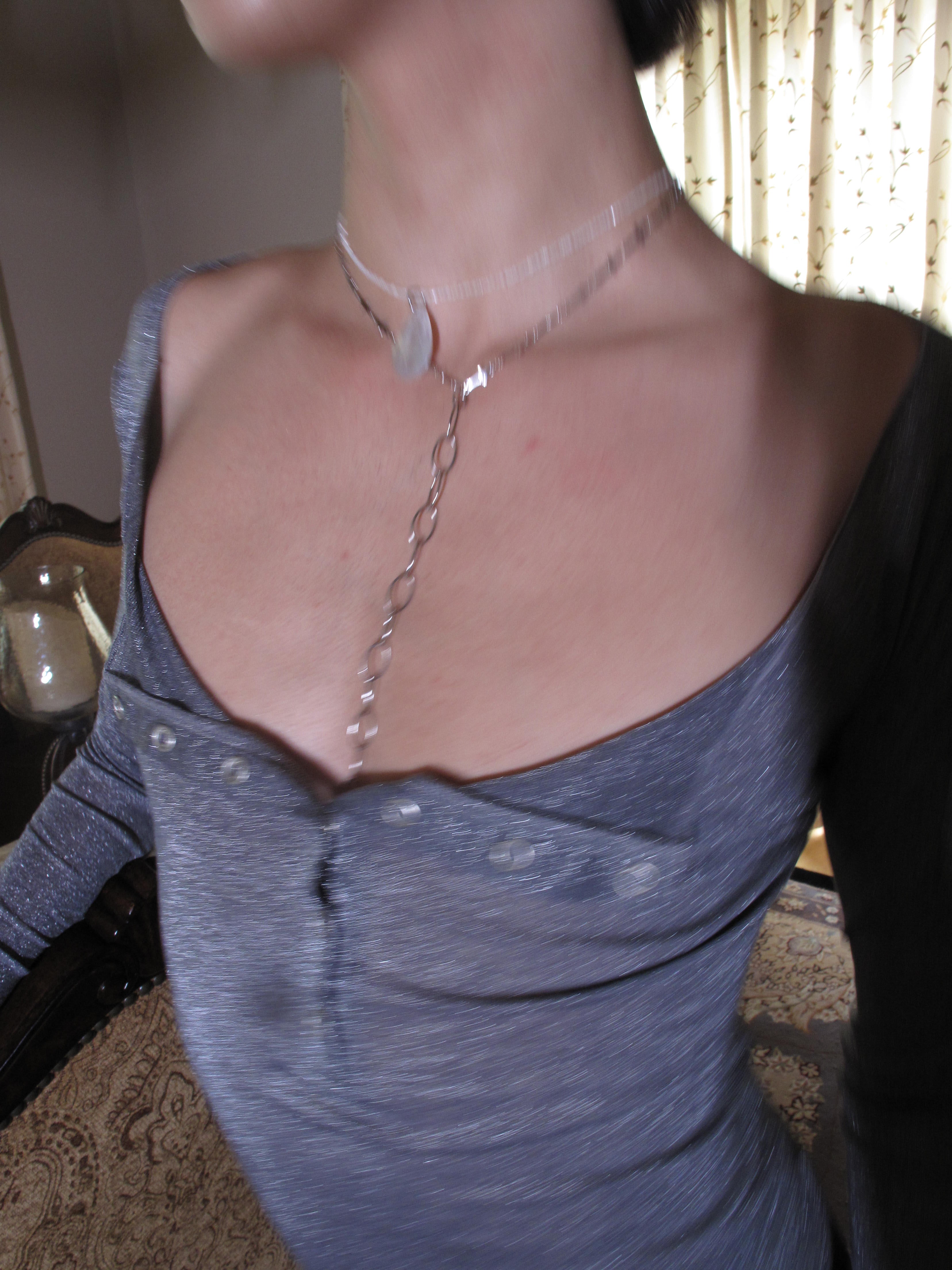 PROD Double-Layer Undine Teardrop Layered Necklace