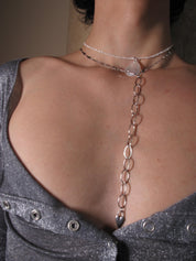 PROD Double-Layer Undine Teardrop Layered Necklace