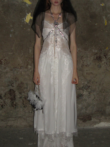 ワンピース S lace up camisole dress theredthread THEREDTHREAD / ザレッドスレッド】S lace up camisole dress