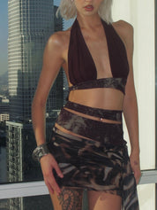 PROD Estella Halter Cut-out Top