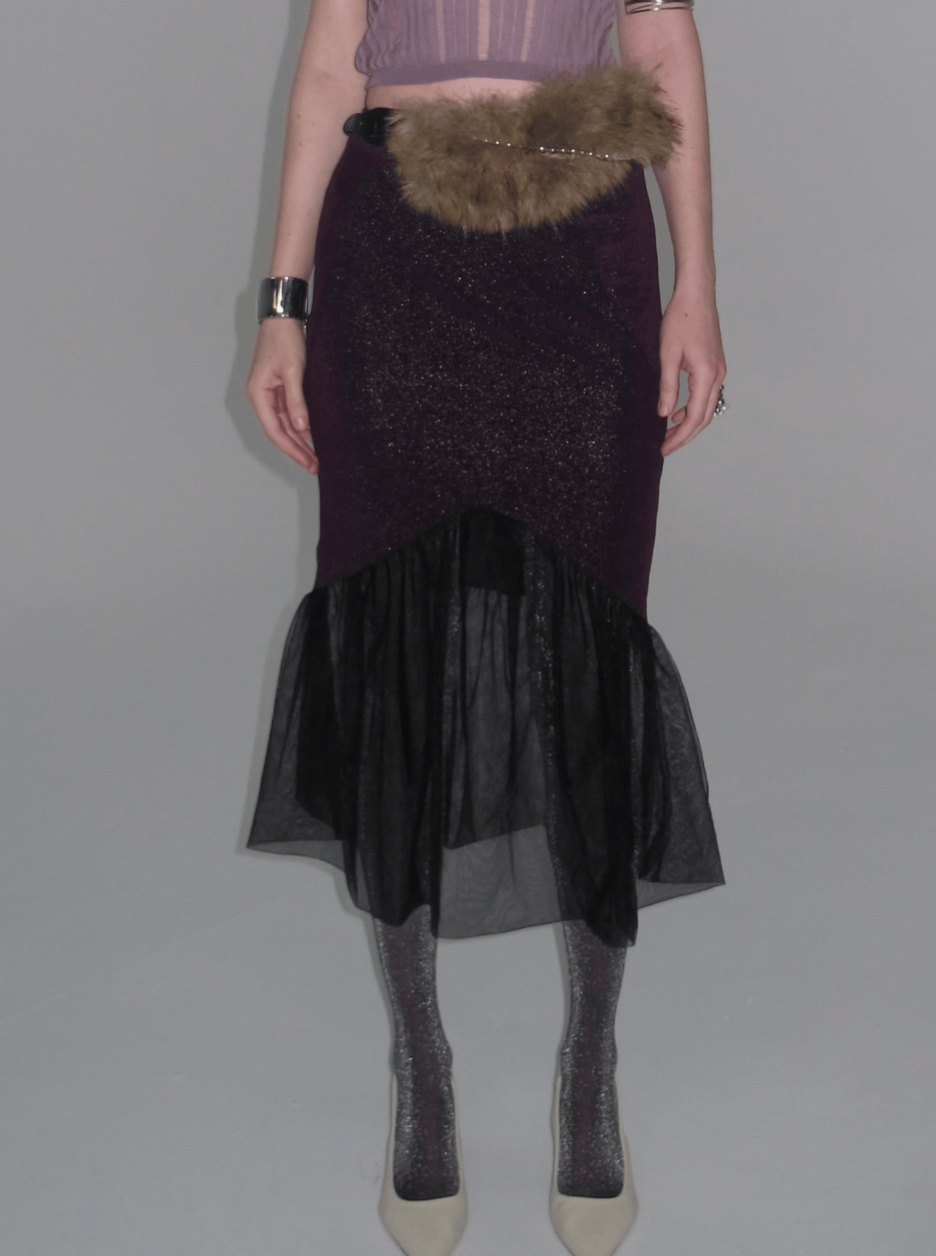 PROD Faux Fur Waist Belt