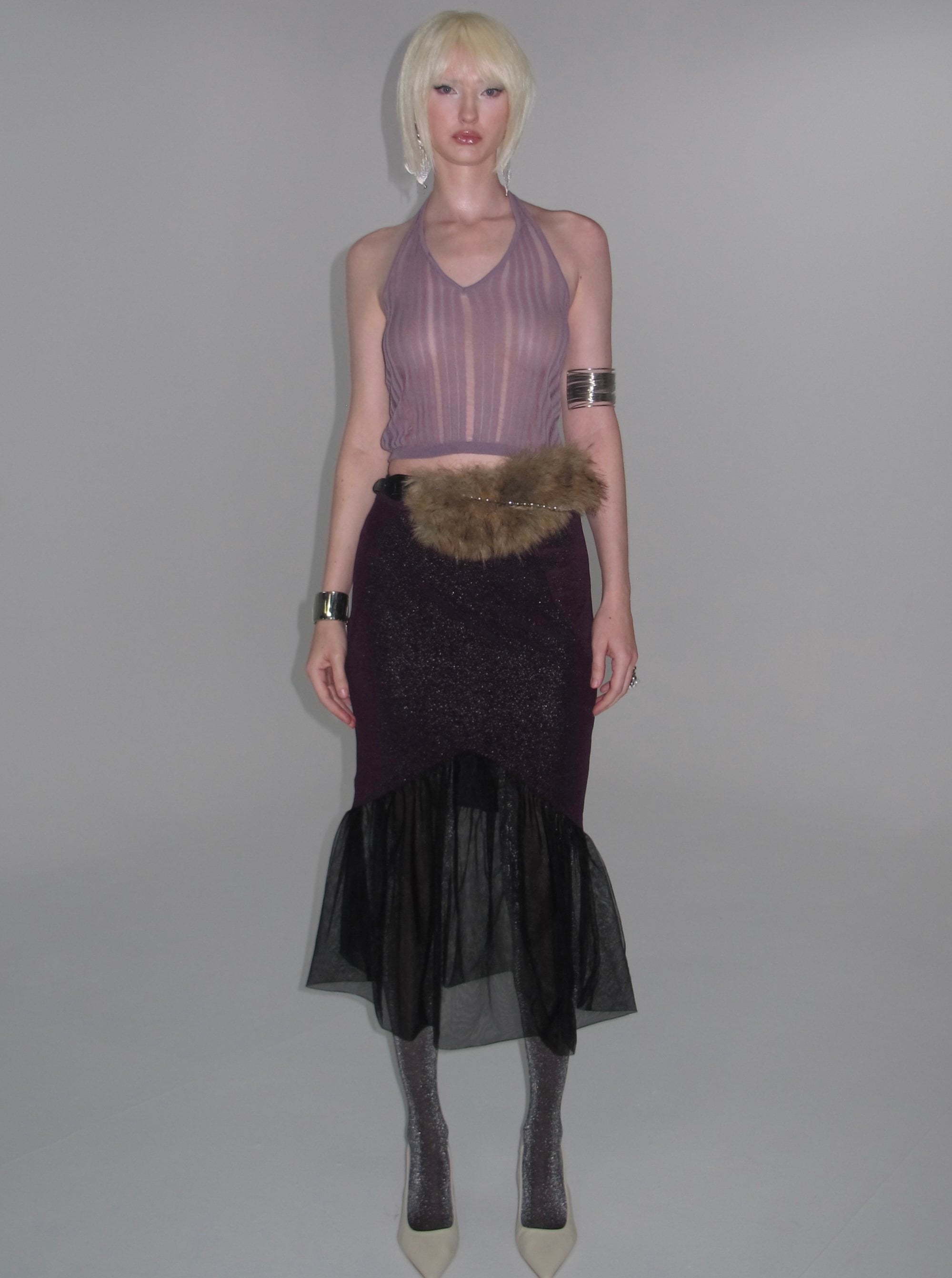PROD Faux Fur Waist Belt