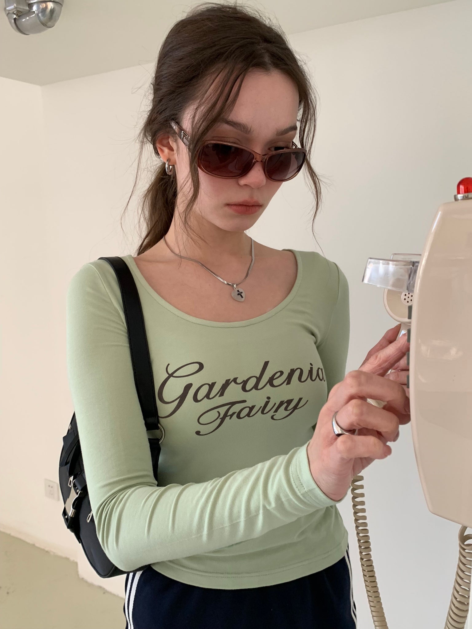 PROD  Gardenia Fairy Scoop Neck Long Sleeve T-shirt