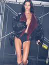 PROD Glacier Faux Fur Trim Puffer Jacket Black