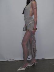 PROD Grey / One size Lace Fishnet Tights