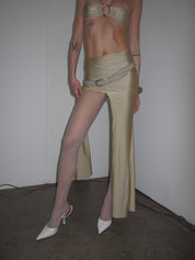 PROD Grey / One size Lace Panel Fishnet Tights