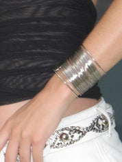 PROD In-stock / Layered Mixed Media Bracelet Set