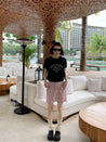 PROD  Island T-Shirts Lovely Pocket Casual Mini Skirt