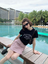 PROD  Island T-Shirts Lovely Pocket Casual Mini Skirt