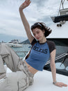 PROD  Island T-Shirts Releas Raglan Cropped Slim Fit T-Shirt