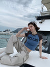 PROD  Island T-Shirts Releas Raglan Cropped Slim Fit T-Shirt